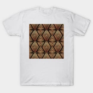 3-D Metallic Pattern T-Shirt